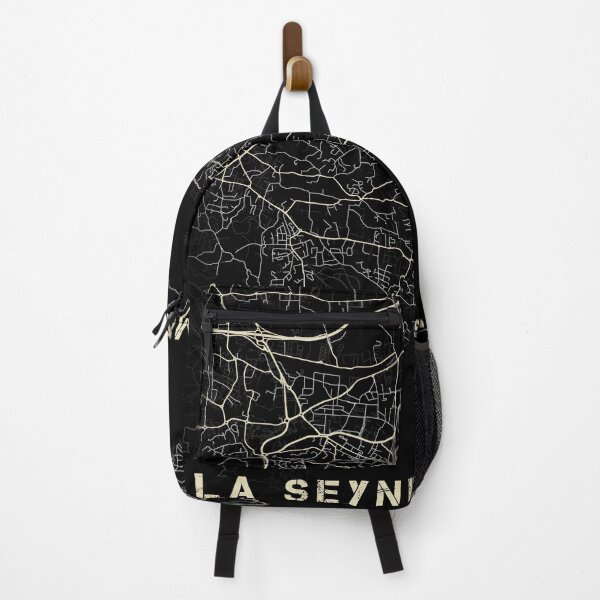 Item preview, Map of La seyne-sur-mer Black and white designed and sold by Jerhus.