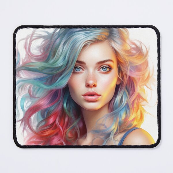 Item preview, Beautiful Girl - Colored Pencil Style designed and sold by AxeWave.
