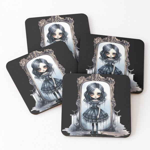 Item preview, Gothic doll - Nadja doll - Creepy designed and sold by GlunmanStore.
