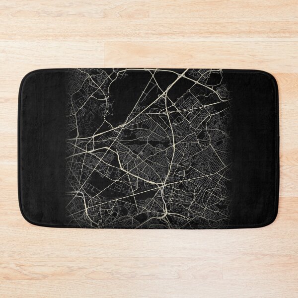 Item preview, Map of Le Blanc-Mesnil Black and white designed and sold by Jerhus.