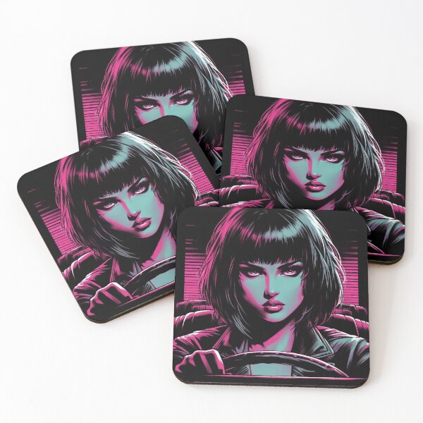 Item preview, Neo Noir Neon Femme Fatale designed and sold by RESToRAPTOR.