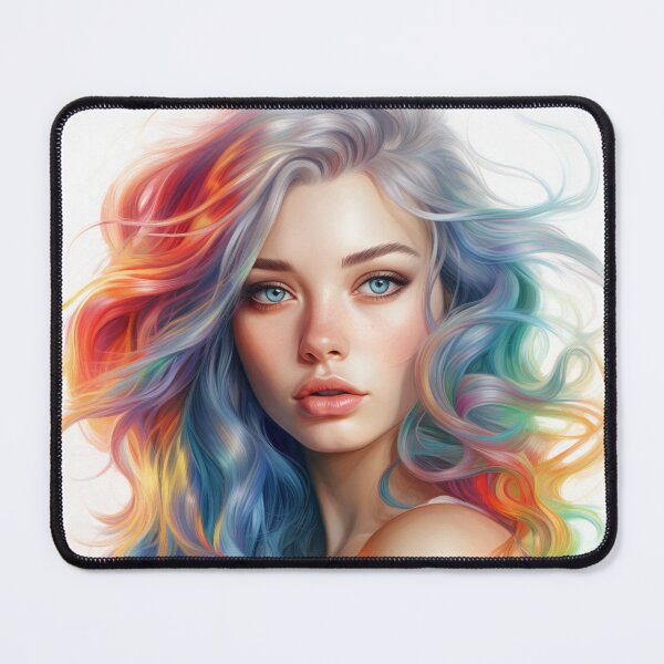 Item preview, Beautiful Girl - Colored Pencil Style designed and sold by AxeWave.