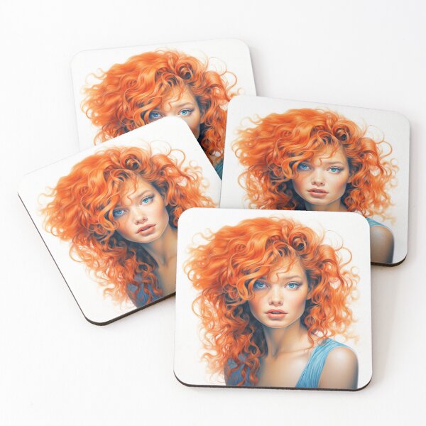 Item preview, Redhead Girl - Colored Pencil Style designed and sold by AxeWave.