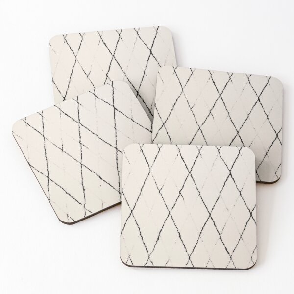 Item preview, Moroccan Berber Rug Design No.8 - Ivory White designed and sold by Zoltan Ratko.