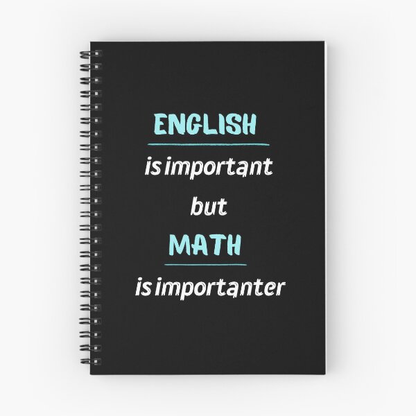 Item preview, English Is Important But Math Is Importanter designed and sold by DorotaP.