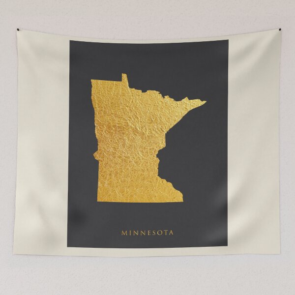Item preview, Minnesota Gold Map designed and sold by ArtPrints.