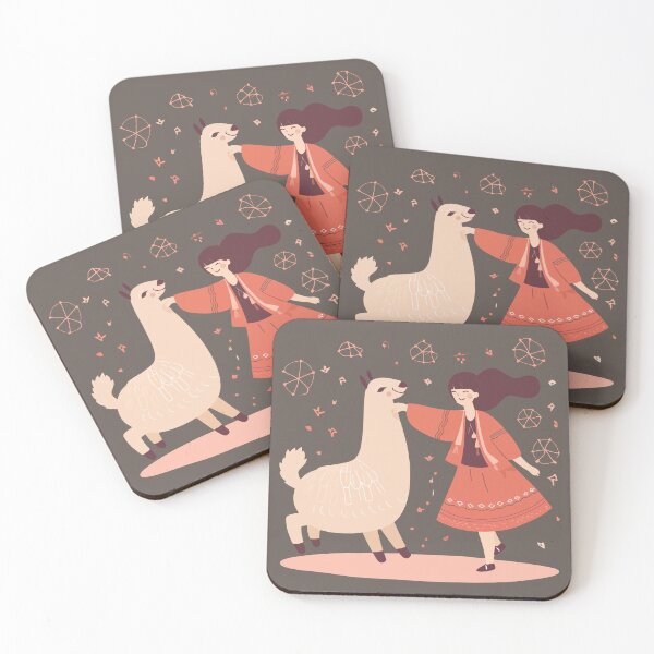 Item preview, Girl dancing with alpaca designed and sold by Amir Faysal.
