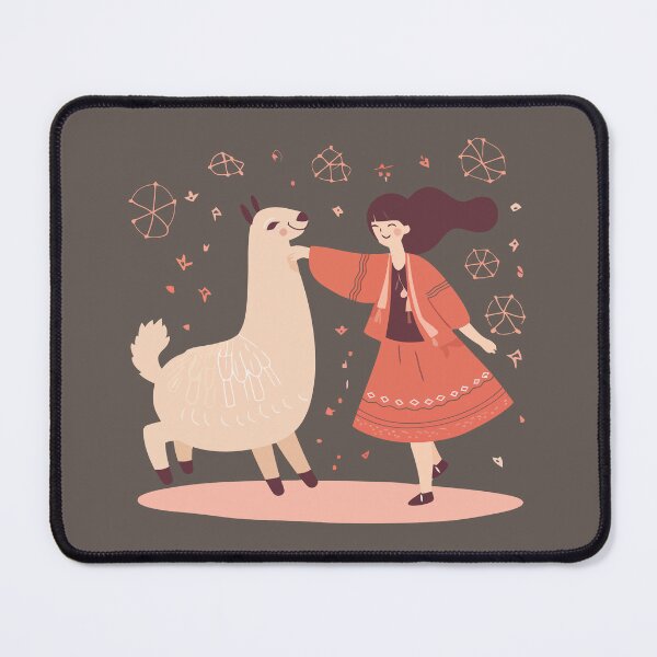 Item preview, Girl dancing with alpaca designed and sold by Amir Faysal.