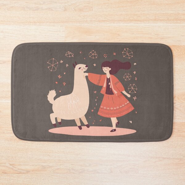 Item preview, Girl dancing with alpaca designed and sold by Amir Faysal.