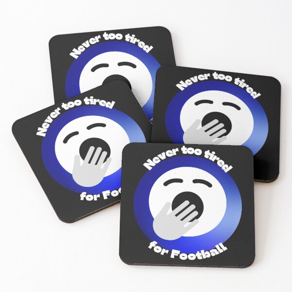 Item preview, Never too tired for football - Black Background Design designed and sold by TGAL2.