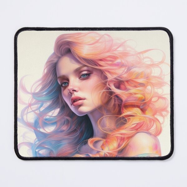 Item preview, Sensual Girl - Colored Pencil Style designed and sold by AxeWave.
