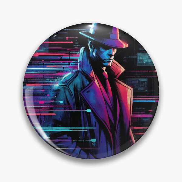 Item preview, Cyberpunk Neon Noir Detective designed and sold by RESToRAPTOR.