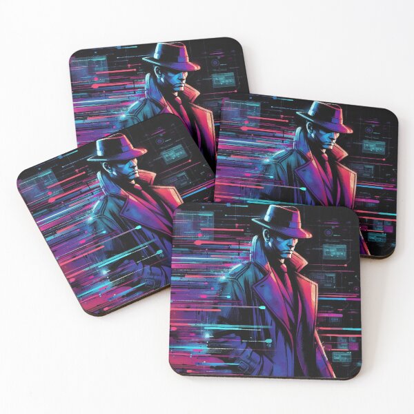 Item preview, Cyberpunk Neon Noir Detective designed and sold by RESToRAPTOR.