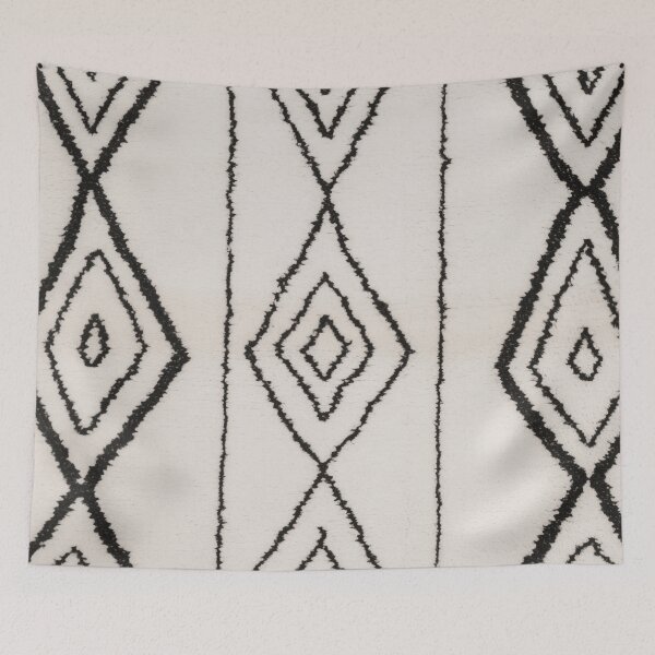 Item preview, Moroccan Berber Rug Design No.9 - Ivory White designed and sold by Zoltan Ratko.