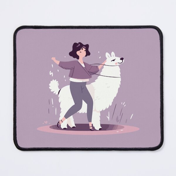 Item preview, Girl dancing with alpaca designed and sold by Amir Faysal.