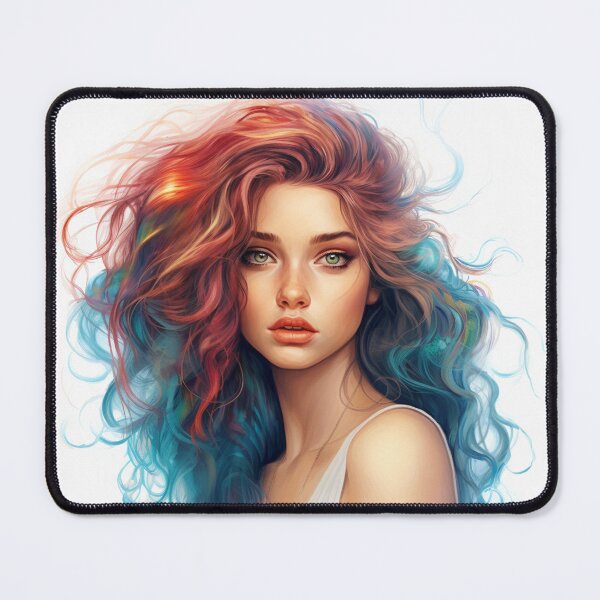 Item preview, Pretty Girl - Colored Pencil Style designed and sold by AxeWave.