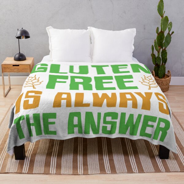 Item preview, "Gluten-free is always the answer" t shirt bright mode design designed and sold by MyGluteesFree77.