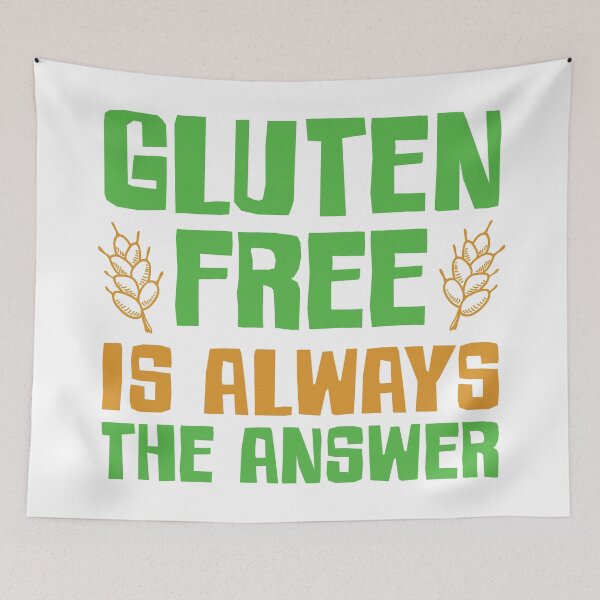 Item preview, "Gluten-free is always the answer" t shirt bright mode design designed and sold by MyGluteesFree77.