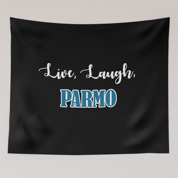 Item preview, Live, Laugh, Parmo designed and sold by Logo-A-GoGo.