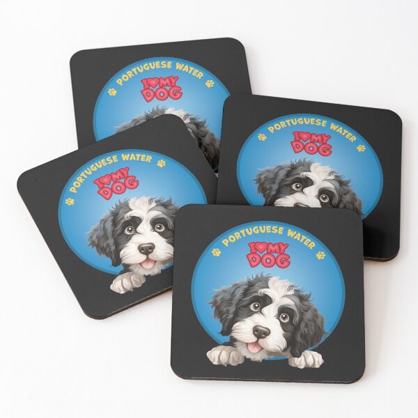 Item preview, I Love my dog Portuguese Water designed and sold by SerhiiArt.