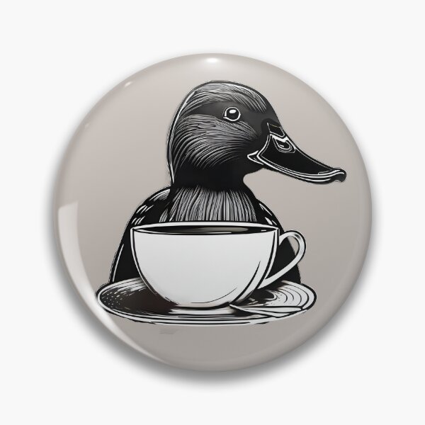Item preview, Duck Drinking Coffee designed and sold by Devo07.