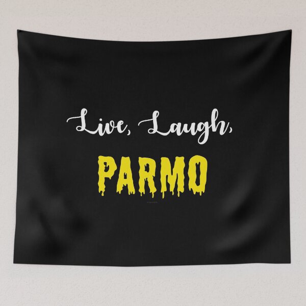 Item preview, Live, Laugh, Parmo Extra Cheese Edition designed and sold by Logo-A-GoGo.