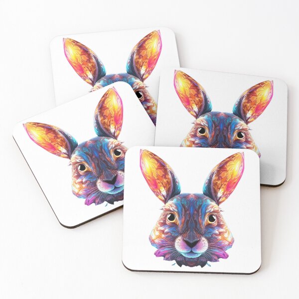 Item preview, Futuristic Rabbit Head  designed and sold by NicolasGlowArt.