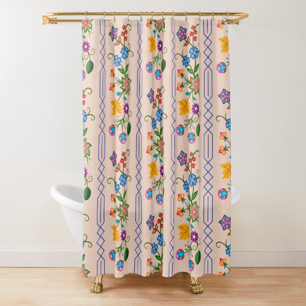 Item preview, Otter Trax Linear Ojibwe Floral designed and sold by ojiberishdsgns.