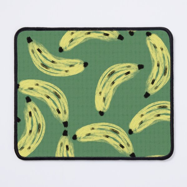 Item preview, print with banana pattern on a green background with texture for fashion designed and sold by RODRIGORo.