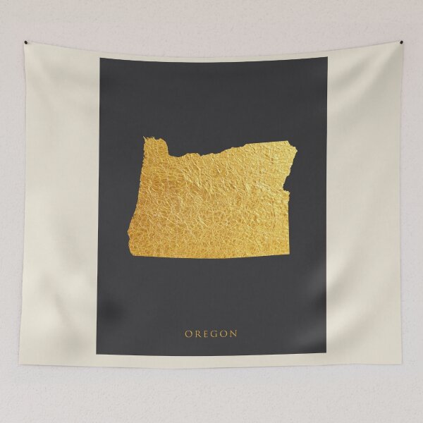 Item preview, Oregon Gold Map designed and sold by ArtPrints.