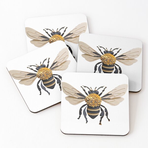 Item preview, paper bee designed and sold by Ayqueabeja.