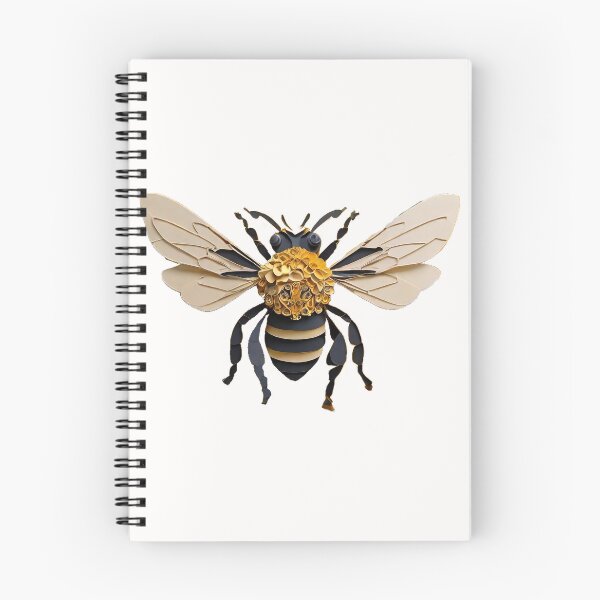 Aperçu de l'œuvre abeille en papier créée et vendue par Ayqueabeja.