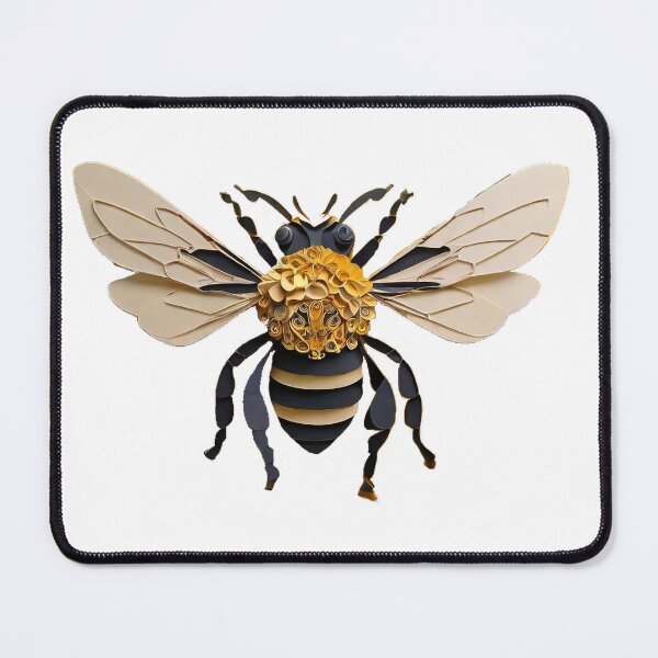 Item preview, paper bee designed and sold by Ayqueabeja.