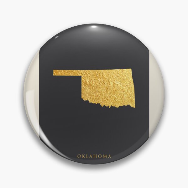 Item preview, Oklahoma Gold Map designed and sold by ArtPrints.