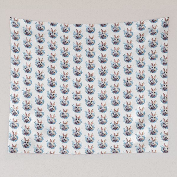 Item preview, Super Boy Bunny Sticker designed and sold by NicolasGlowArt.
