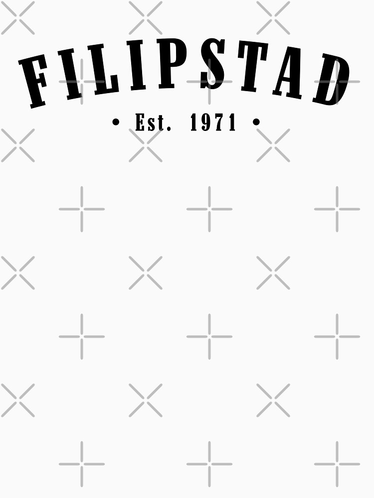 Thumbnail 7 of 7, Classic T-Shirt, Filipstad Värmland Sweden Est. 1971 Black Letter Sverige designed and sold by establishedwear.