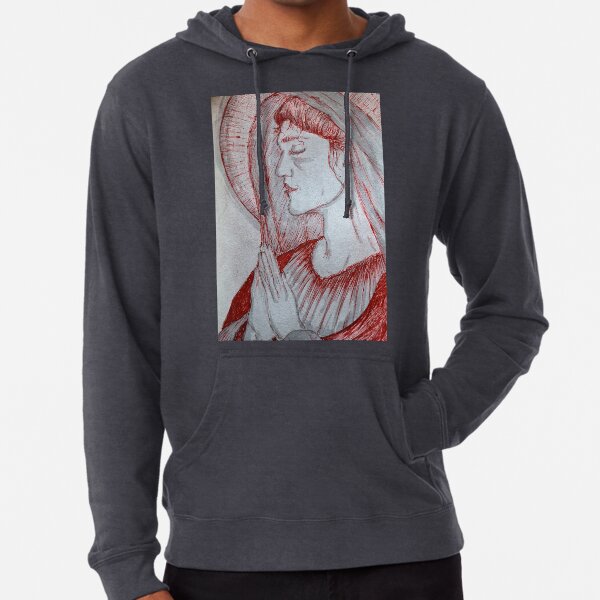 Item preview, Line art praying woman designed and sold by ValeriusDesigns.