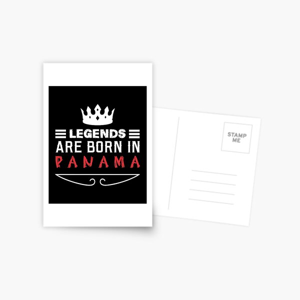 Item preview, Legends are born in Panama designed and sold by BYNDART.