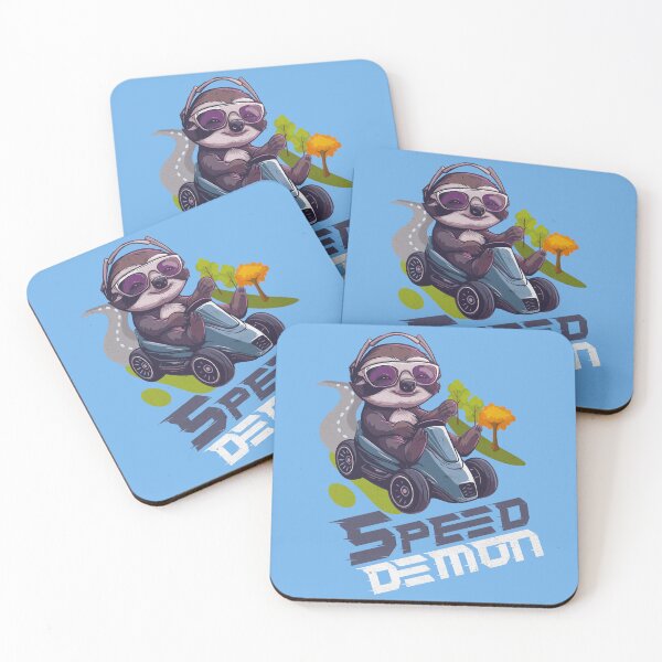 Item preview, Speed Demon Sloth - Diversión de carreras de alto octanaje designed and sold by Sir Meow Meow.