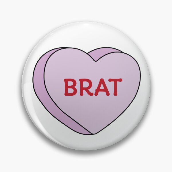 Item preview, Brat Conversation Heart designed and sold by fatpoppydesign.
