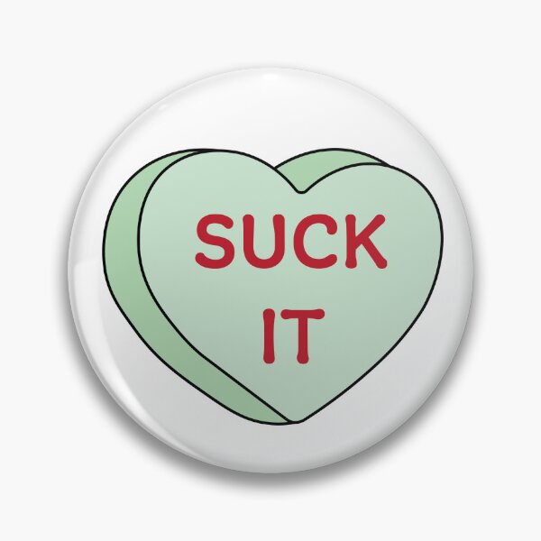 Item preview, Suck It Conversation Heart designed and sold by fatpoppydesign.