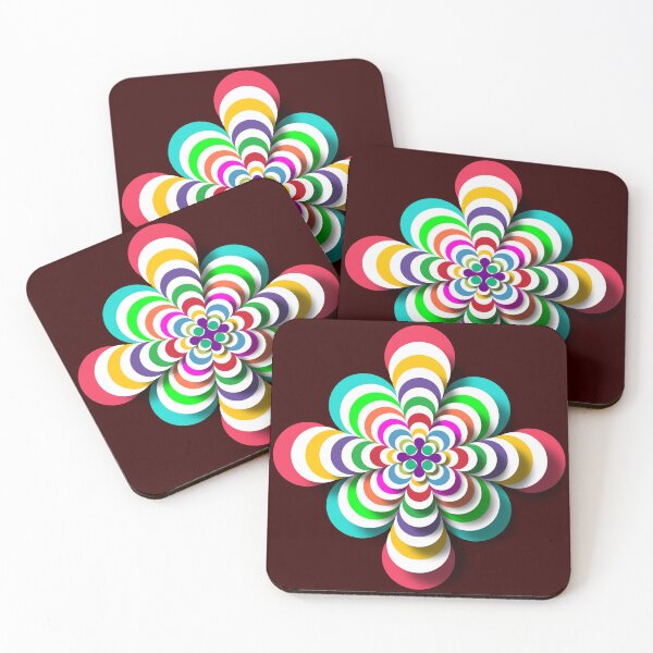 Item preview, Colourful flower art customized  designed and sold by theparkfact0.