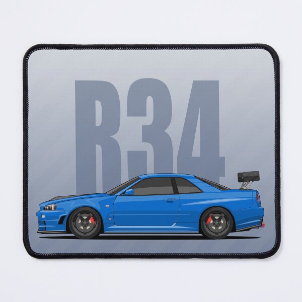 Item preview, Skyline GTR R34 bayside blue designed and sold by ElseWorldDesign.