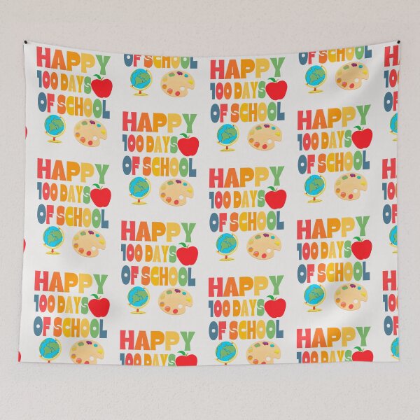 Item preview,  Happy 100 days of school colorfull gifts for kids,20224 designed and sold by erozzz.