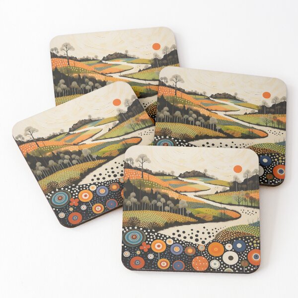 Item preview, Lollipop Polka Dot Fields designed and sold by Neika Shimm Designs.