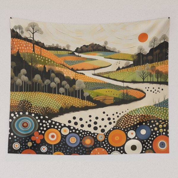 Item preview, Lollipop Polka Dot Fields designed and sold by Neika Shimm Designs.