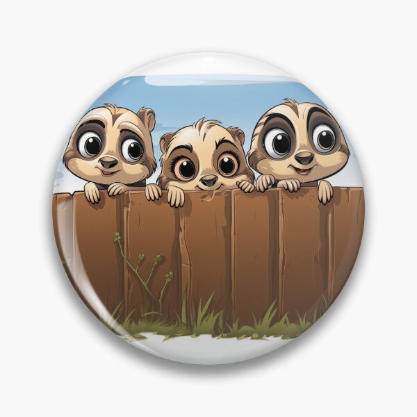 Item preview, Stand Tall with the Squad: Unleash Your Inner Meerkat with Redbubble Merch designed and sold by digizonebydas.
