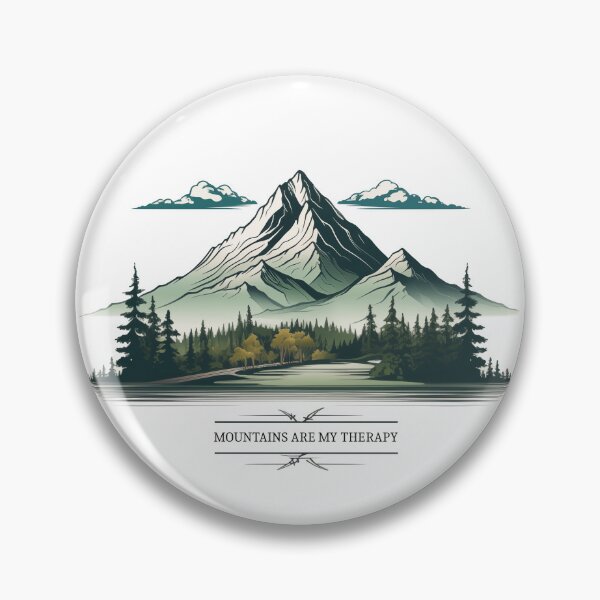 Item preview, MOUNTAINS ARE MY THERAPY #2 designed and sold by InfinityCircle.