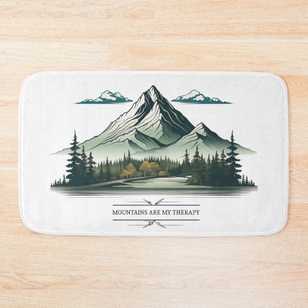 Item preview, MOUNTAINS ARE MY THERAPY #2 designed and sold by InfinityCircle.