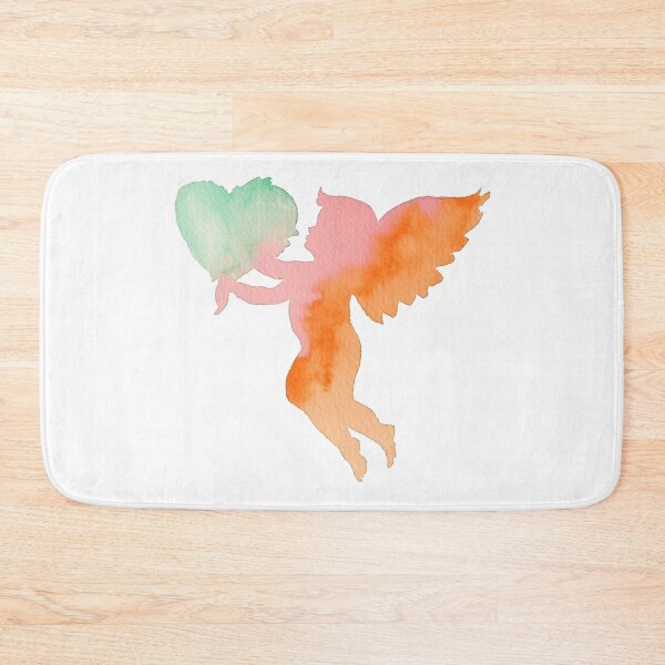 Item preview, Watercolor CUPIDS holding love painting designed and sold by PrintsByVickson.
